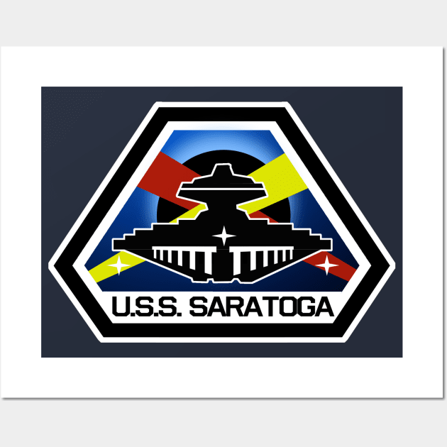 SAAB USS Saratoga Wall Art by PopCultureShirts